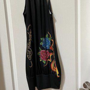 Ed Hardy Dress or Top, Like new, never worn